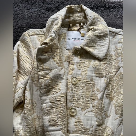 Isaac Mizrahi for Target Gold Rose Coat *RARE* - Picture 7 of 9